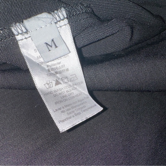 Nixon Asked Cash Black Short Sleeve Dress with Zipper Accents Size M - Picture 4 of 4